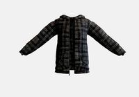 checkered gray jacket
