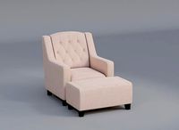 Club Chair Ottoman