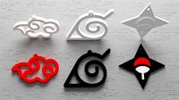 Chaveiros Naruto | 3D