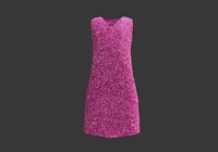pink glittery dress