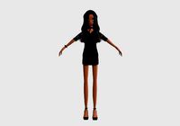 teenage cartoon girl
