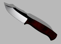 Hunt and survival knife model for knife makers | 3D