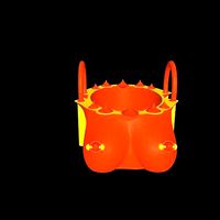 3d Model - Fetish boobs Mini Planter - Ready Print | 3D
