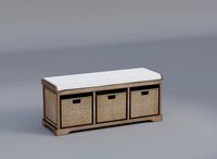 Adriana Wicker Storage Bench