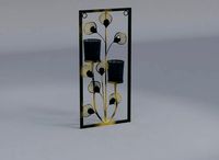 Peacock Two Candle Wall Sconce