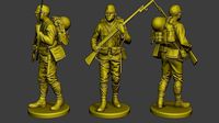Japanese soldier ww2 Walk5 J1 | 3D