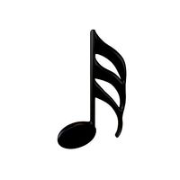 Musical Note Thirty Second Note Symbol v1 001