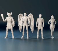 Charachters from cartoon Space ghost | 3D