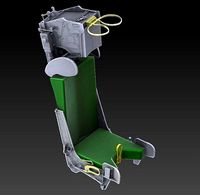 Ejection Seat Martin Baker MK7 STL FILES ONLY 3D F14 Tomcat | 3D