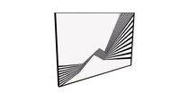 SK - ZIGZAG BLACK AND WHITE WALLART