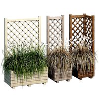 Planter with grass
