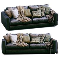 Leather Sofa Simple by Ferlea