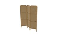 Rattan room divider - paravent