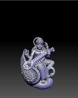 Saraswati Mata 3D Model 02 3D print model | 3D
