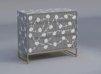 Bone Inlay Chest of Drawer