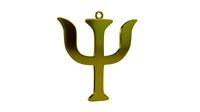 Psychology symbol pendant 01 | 3D