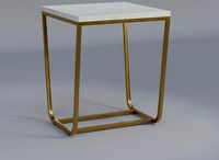 Bone Inlay Side Table