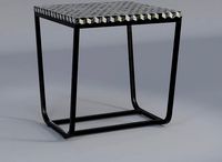 Bone Inlay Side Table