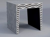 Bone Inlay Side Table