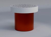 Bone Inlay Side Table