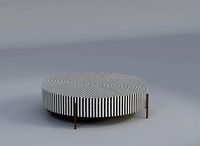Bone Inlay Coffee Table
