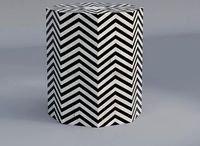 Bone Inlay Side Table