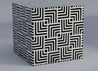 Bone Inlay Side Table