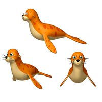 Seal cartoon