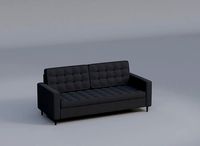 Brittany Linen Square Arm Sofa Bed