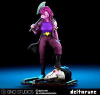 Susie - Deltarune Chapter 2 Statue | 3D