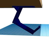 Under - table ps5 controller holder | 3D