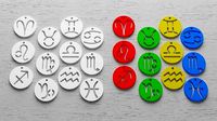 Chaveiros de Signos | 3D