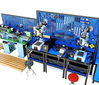 Industrial workbench garage tools and TV4 lathe drilling machine