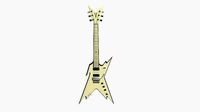 Electric Guitar B02 Beige Black - Music Instrument Design