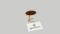 Mesa Apoio Oval Oly - F136