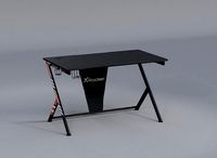 OCELOT GAMING DESK WITH RED STICKERS