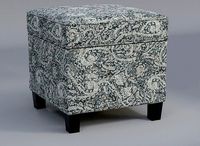 HomePop Cole Classics Square Storage Ottoman