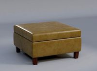 HomePop Luxury Storage Ottoman