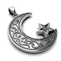 Cresent jewerly pendnt | 3D