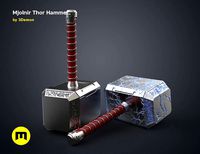 Mjolnir hammer - Love and Thunder | 3D