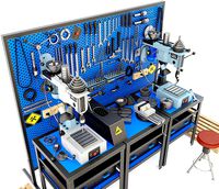 2M112 Drilling press and Industrial workbench garage tools