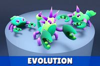 Cartoon Characters - Evolution Crab Warriors