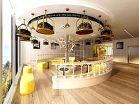 coffee shop 3D Light luxury style