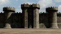Castle Outer skirts Walls Customizable
