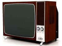 Retro TV 3D model