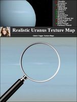 Uranus Texture Map 3D Model