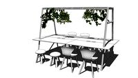 Frovi Relic Cloud + buzzi stool + Ego chair