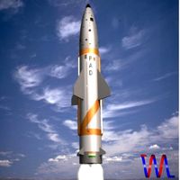 DRDO PAD Interceptor Missile 3D Model
