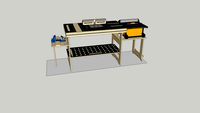 700mm Saw outfeed bench