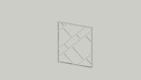 VERRIERE DIAGONALE BLANC